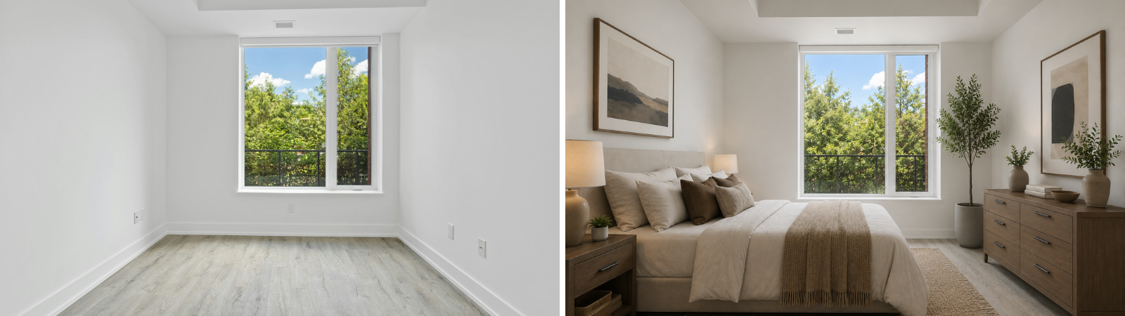 Virtual Staging Before and After