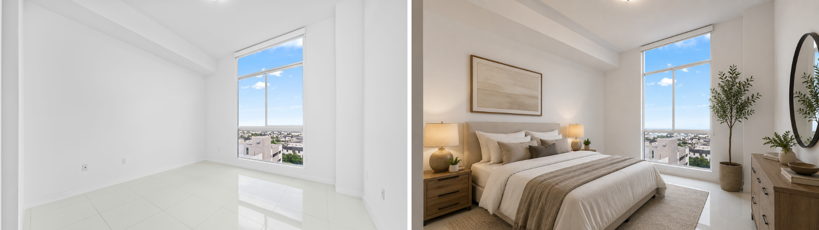 Virtual Staging Before and After