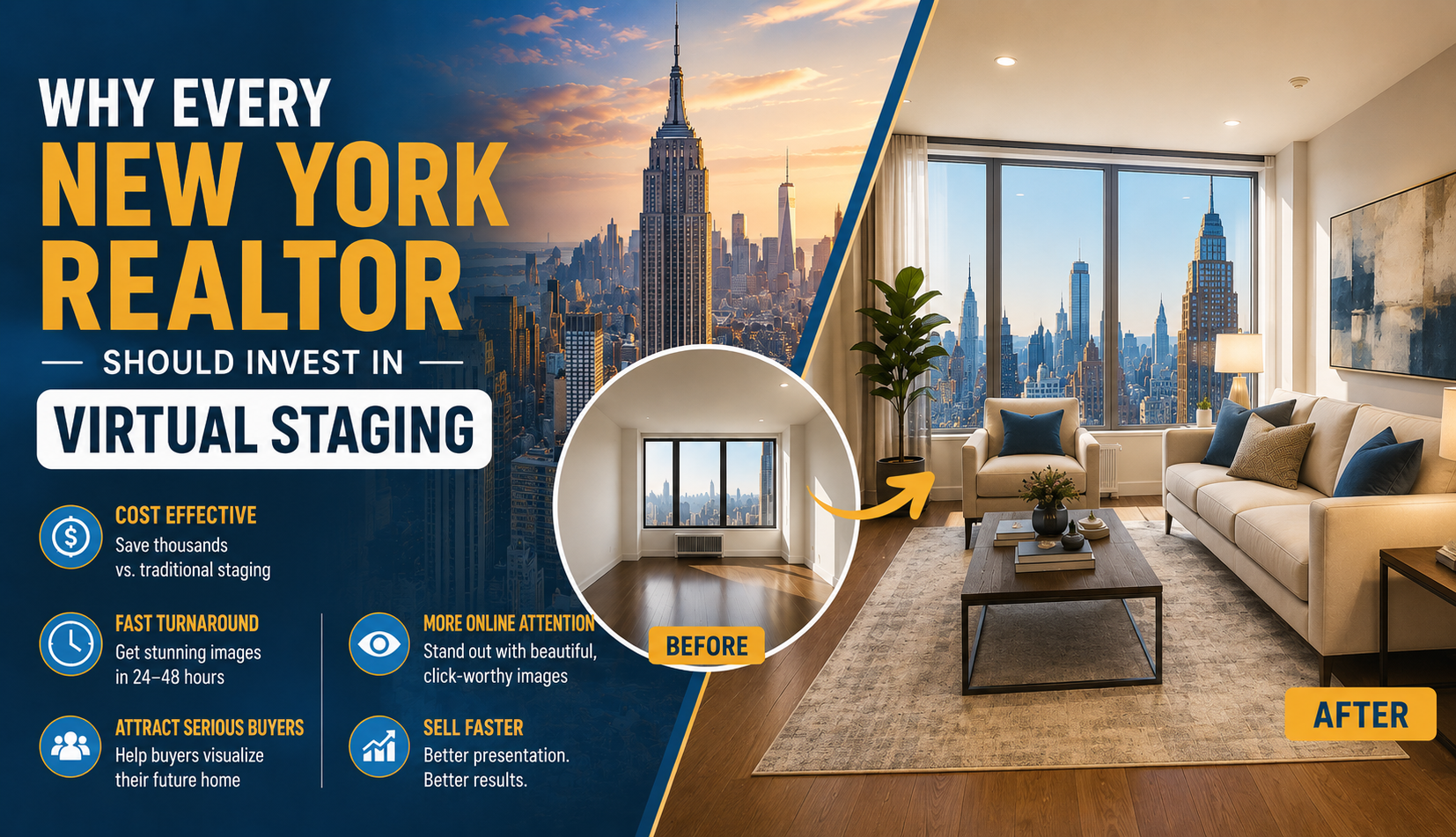 New York Realtor Should Invest in Virtual Staging