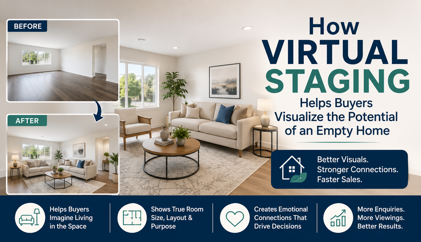 How Virtual Staging Helps Buyers