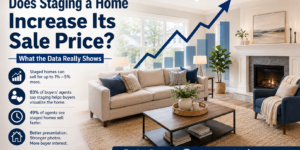 Home staging and sale price data