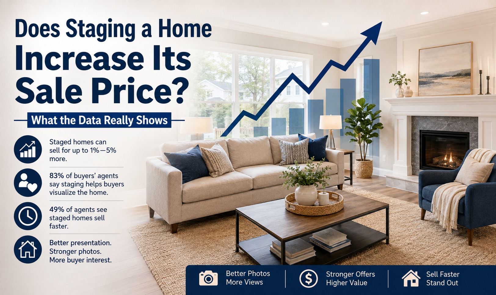 Does Home Staging Increase Sale Price? What Data Shows