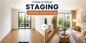 Online Design and Virtual Staging for Vacant Homes